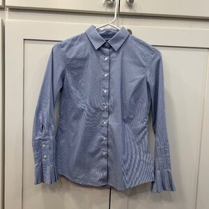 Banana Republic Pleated Sleeve Blouse